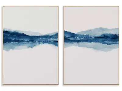 Abstract Painting Frame set 3D model 236
