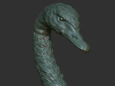 Black swan 3D print model