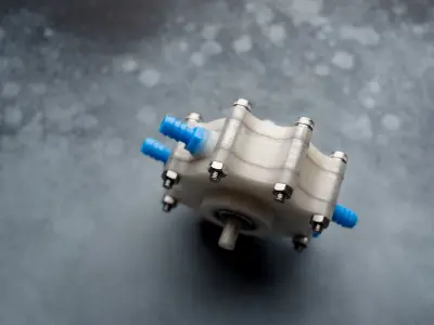 3D printed rotary air motor  3D print model