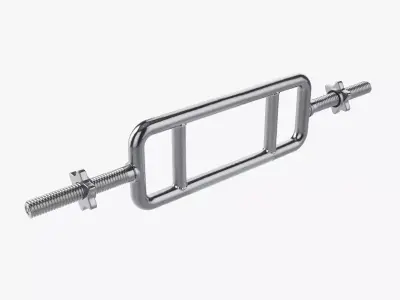 Weight bar triceps 3D model