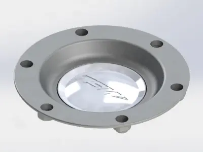 TSW Wheel Center Cap 3D print model