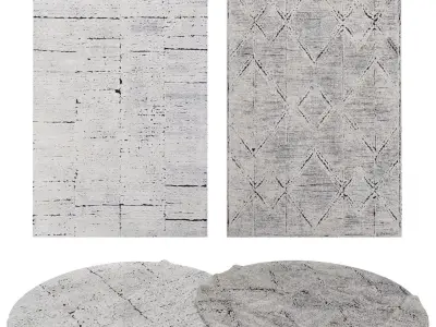 Rugs No 1029 Low-poly 3D model