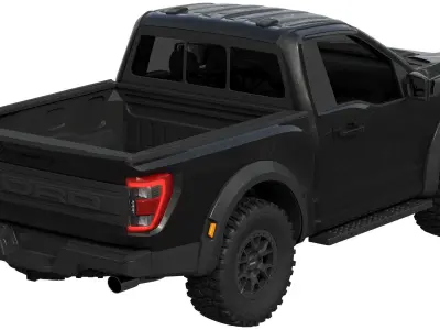 F-150 Raptor Regular cab 2022 3D model