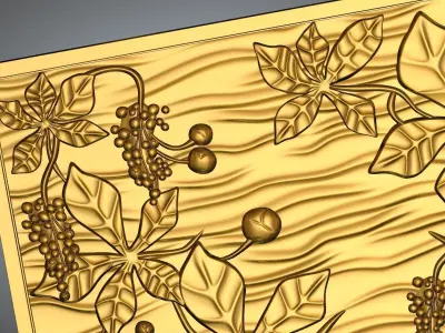 chesnut wall pannel 3D print model