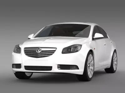 Vauxhall Insignia Hatchback 2009-2013 3D model