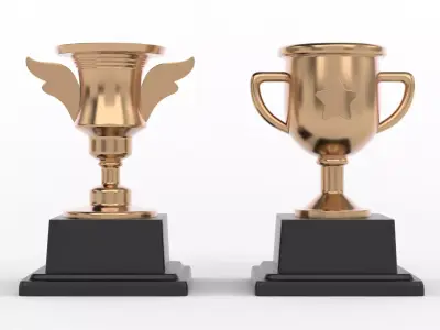 Trophy Cup 3D model order
