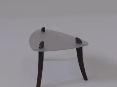 glass table Free 3D model