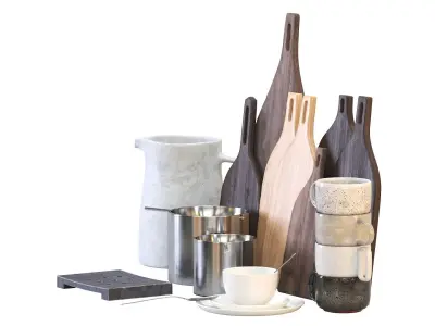 Kitchen Accessories 3D model