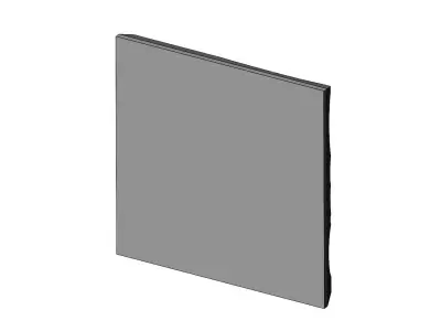 Abstract mesh relief decor panel N02 3D print model