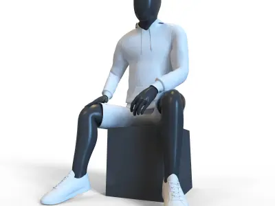 Man Mannequin  3D model