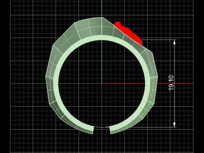 NEO UNISEX RING SPECIAL SERIES4 SKULL 3D print model