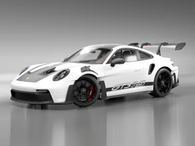 PORSCHE 911 GT3 RS 992 WEISSACH 2023 3D model