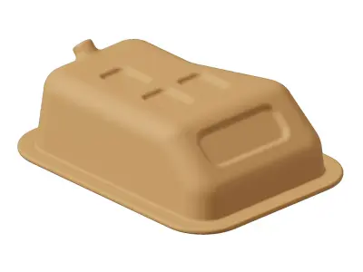 Plastic Automotive Oil Pan Toy 3D model