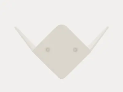 Butterflies Hook Low-poly 3D model