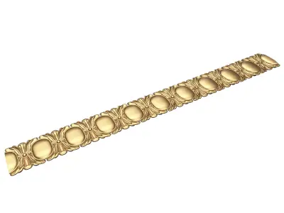 Ornament Element Molding 017 Low-poly 3D model