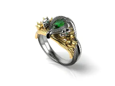 Fan Ring LOTR 3D print model