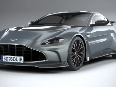Aston Martin V12 Vantage 2023 3D model