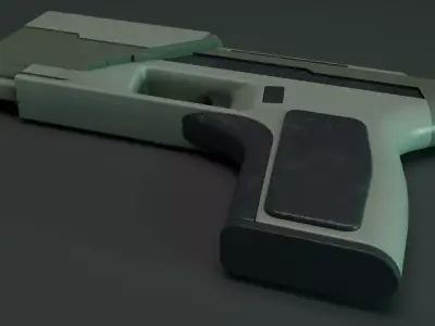 Sci Fi Gun Free low-poly 3D model