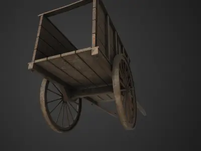 Caravan Low-poly 3D model