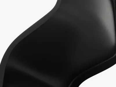 Plastic chair stackable 3D model