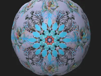 22 Dooles Surfaces PBR Texture Flowers style Texture