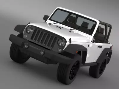 Jeep Wrangler Willys 2014 3D model