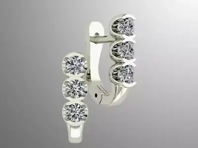 Earrings cm 2 3D print model