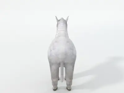 Little Sheep Low-poly 3D model