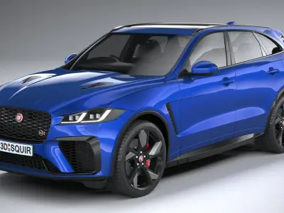 Jaguar F-Pace SVR 2021 3D model