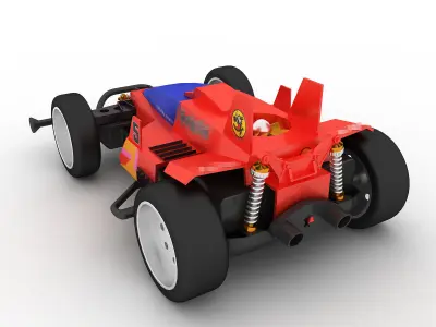 minicar toy  Dancing Doll Low-poly 3D model