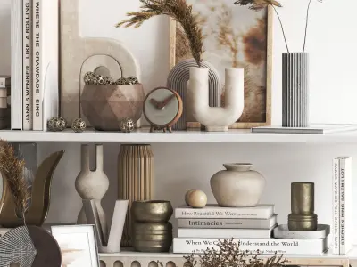 Decorative set 03 3D model get