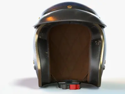 Old Helmet Low-poly 3D model