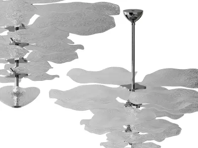 Lustre Lilypad Ambre light 3D model