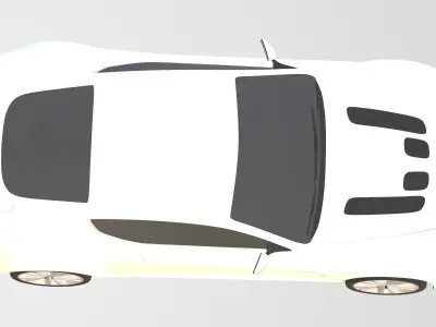 Supercars for games 1 Low-poly 3D model