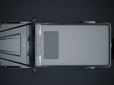 Mercedes G55 Brabus Low-poly 3D model