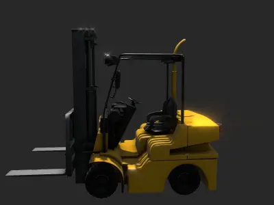 fork-lift-truck forklift 3D model