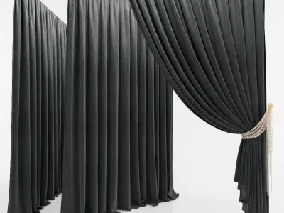 Curtains - curtain 3D model