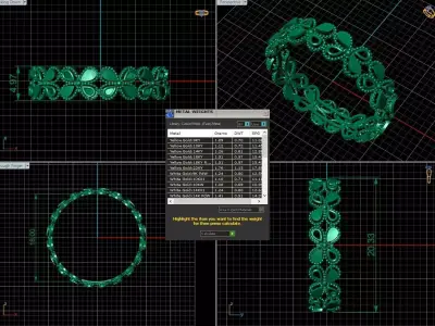 Arabic Tire Ring 3D print model
