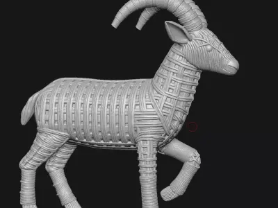 antelope 3D print model