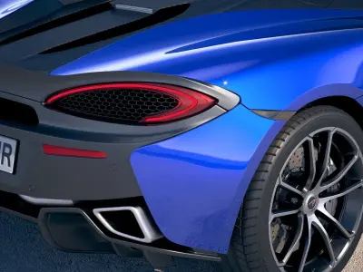 McLaren 570S Spider 2018 3D model