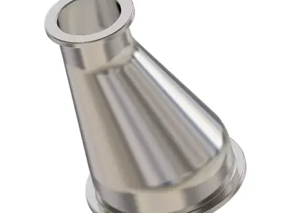 Steel Eccentric Reducer 3D print model