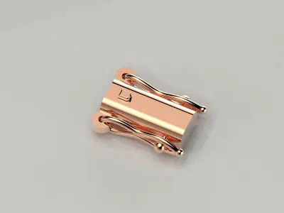 open box clasp 3D print model 3D print model