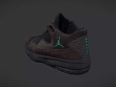 nike air jordan 3D model buy