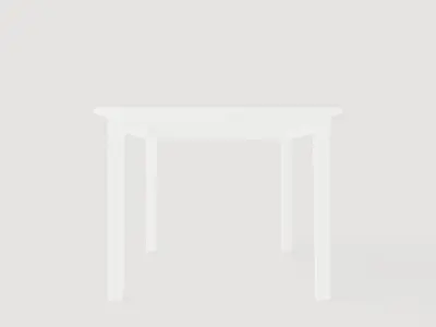 Hartford Dining Table 180 Cm Low-poly 3D model