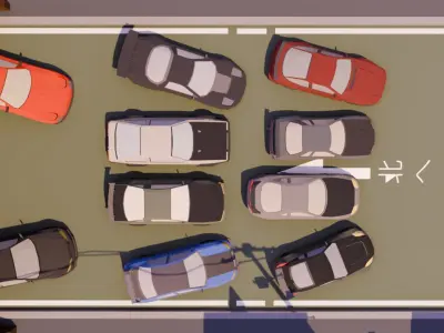 Low Poly racing cars Low-poly 3D model