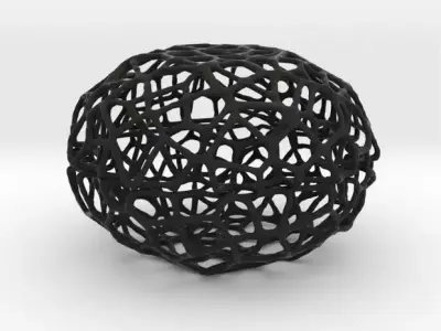 Voronoi Pearl Light Lamp No III 3D print model