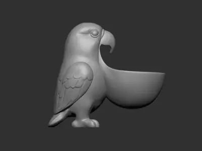 Parrot Bowl Printable 3D print model