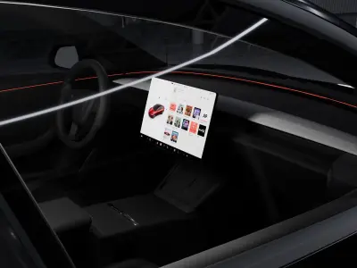 3D Model of Tesla Model 3 Highland 2024 Midrange Longrange 3D model