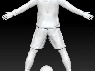 Cristiano Ronaldo Al NAsser 3D print model