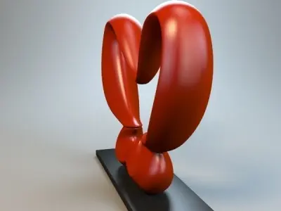 Abstract Figure 3D model 12